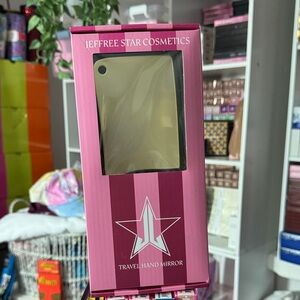 New Jeffree Star Travel Gold Cleaver Hand Mirror